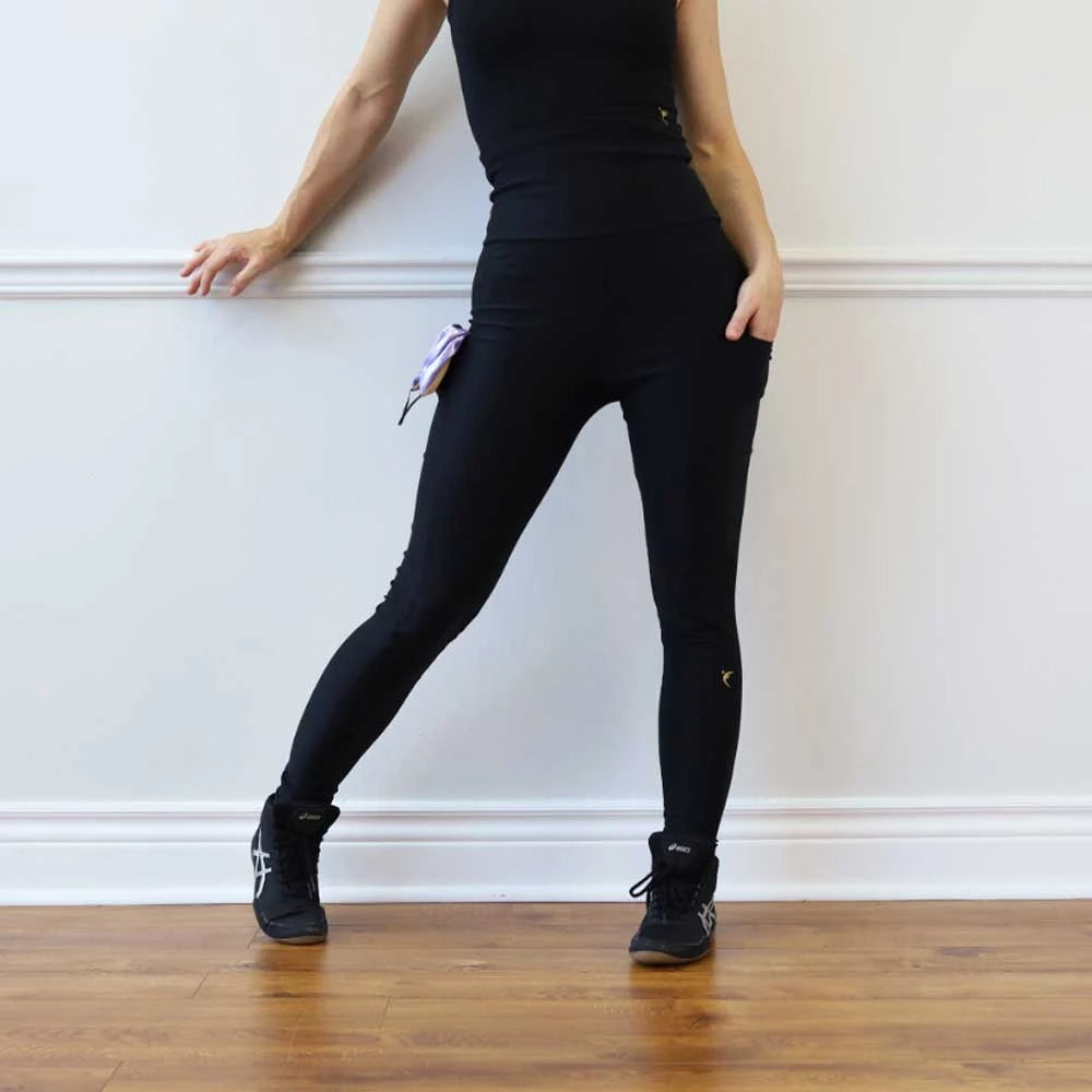 Stretchy Fitness Leggings w/Hidden Pockets – Elita